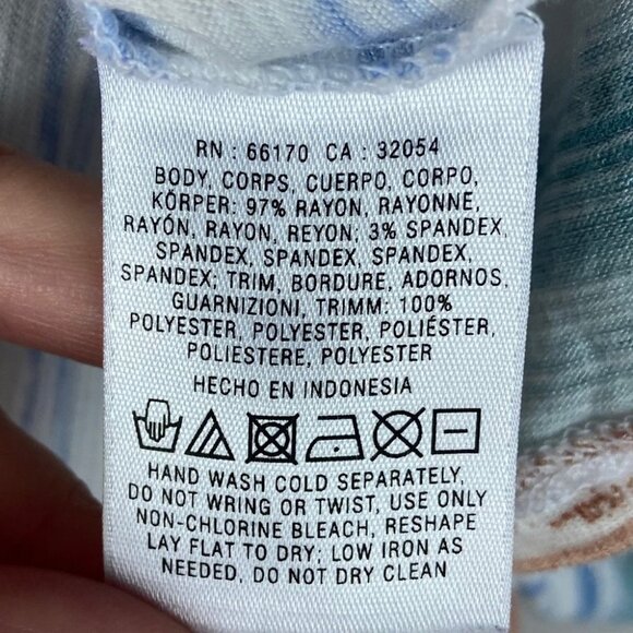 Anthropologie Vanessa Virginia Sagebrush Tank Top Size XS Drape Neck Blouse Boho - Picture 5 of 7